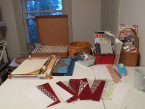 DD supplies organized...at least for the moment!