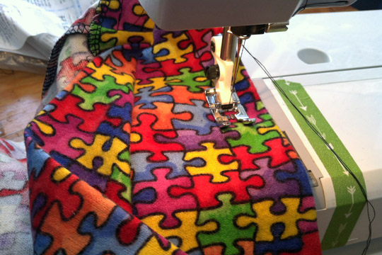 puzzle pants